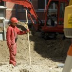 Grondsanering binnentuin monumentaal pand in binnenstad